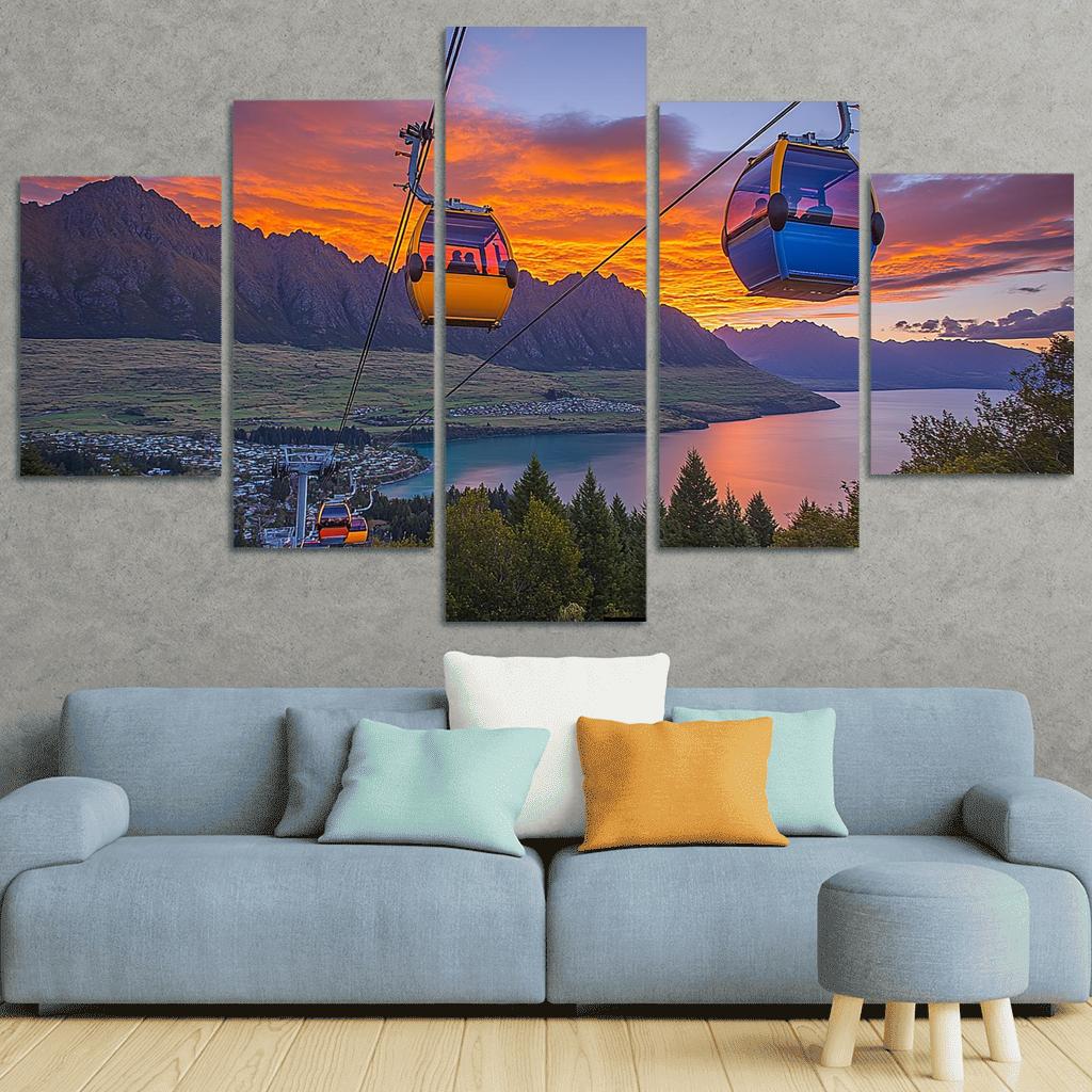 Skyline Gondola modern paintings frame