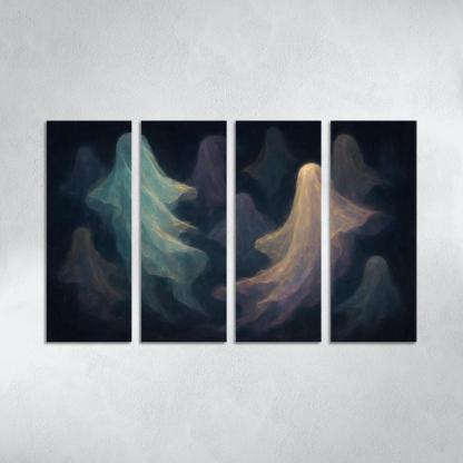 Luminescent Veils Of Memory framed paintings