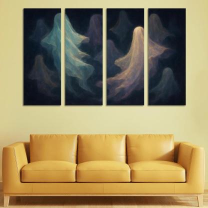 Luminescent Veils Of Memory framed paintings
