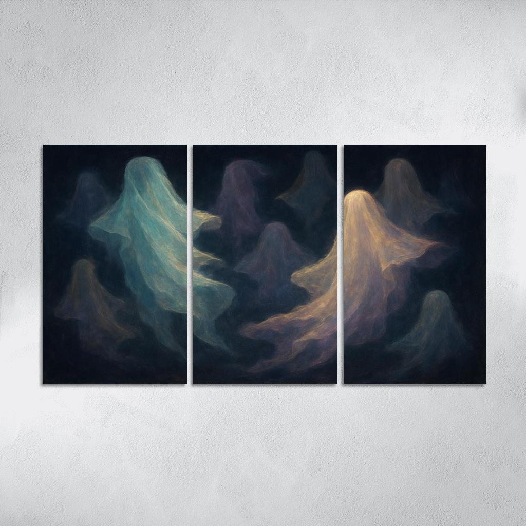 Luminescent Veils Of Memory framed paintings