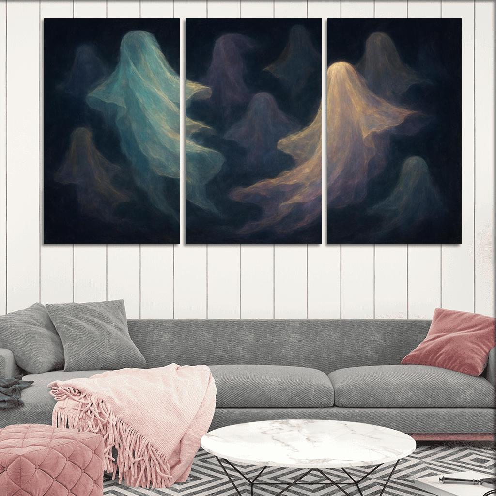 Luminescent Veils Of Memory framed paintings