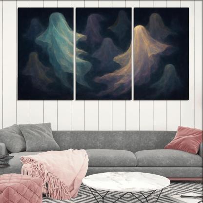 Luminescent Veils Of Memory framed paintings