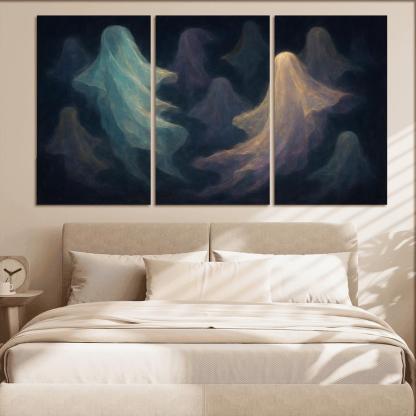 Luminescent Veils Of Memory framed paintings