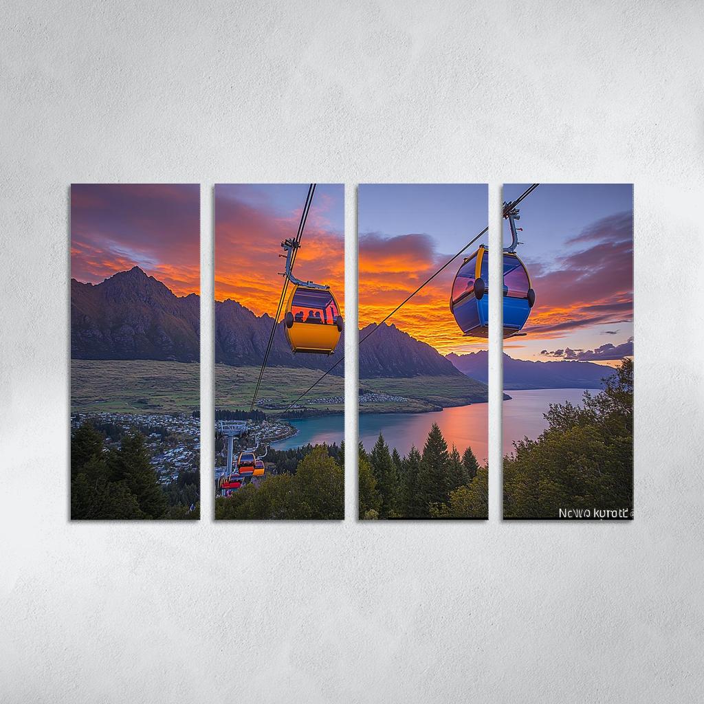 Skyline Gondola modern paintings frame