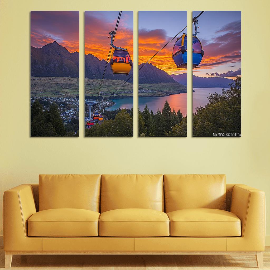 Skyline Gondola modern paintings frame