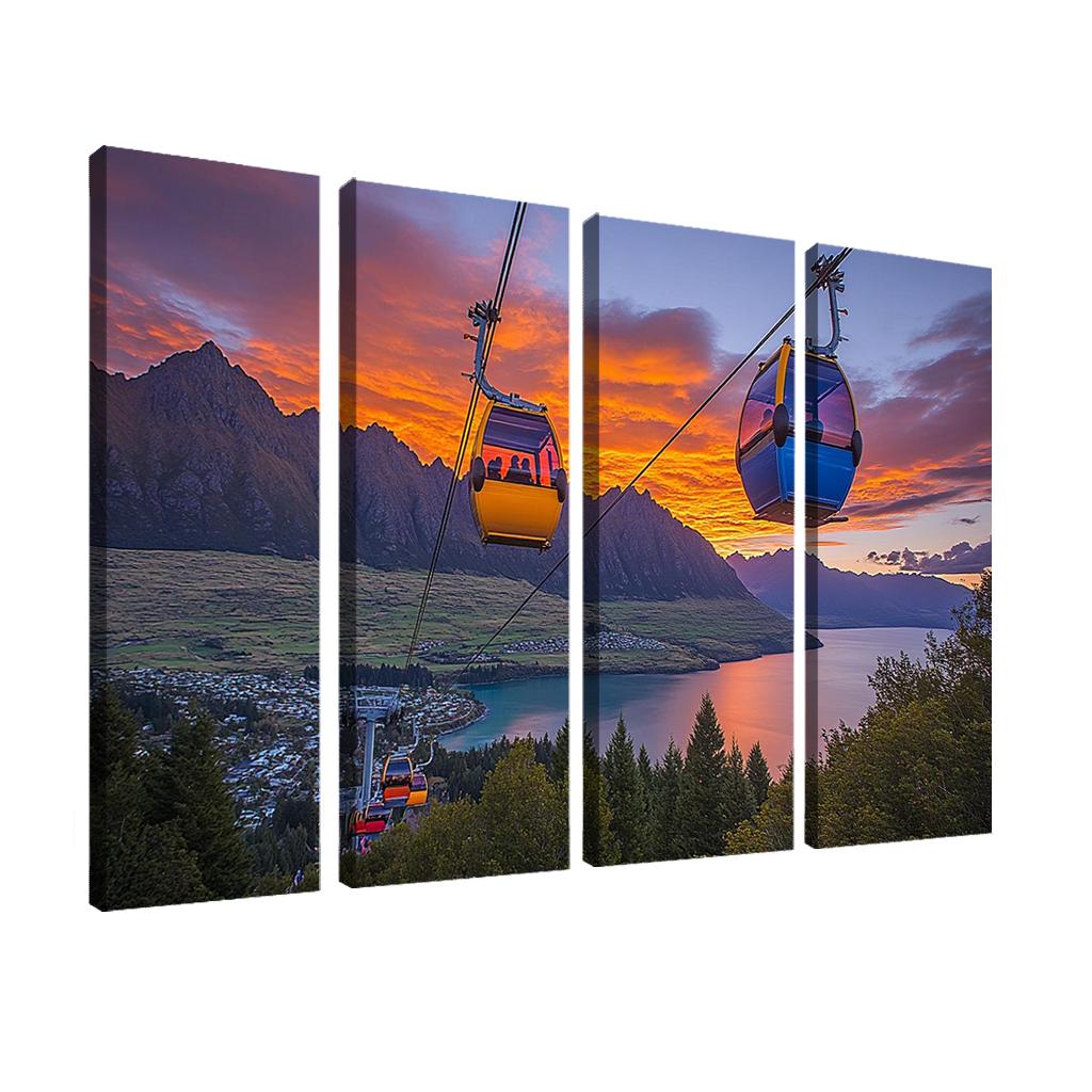 Skyline Gondola modern paintings frame