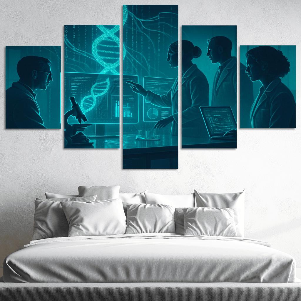 Exploring Bioinformatics: Bridging Biology And Data Science framed paintings