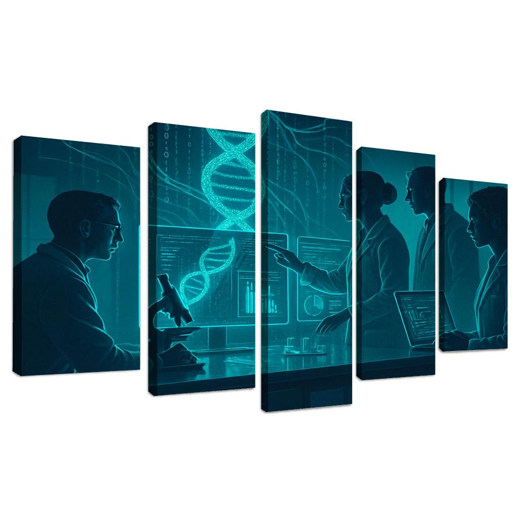 Exploring Bioinformatics: Bridging Biology And Data Science framed paintings