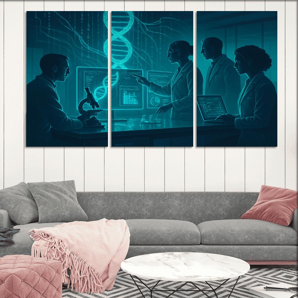 Exploring Bioinformatics: Bridging Biology And Data Science framed paintings