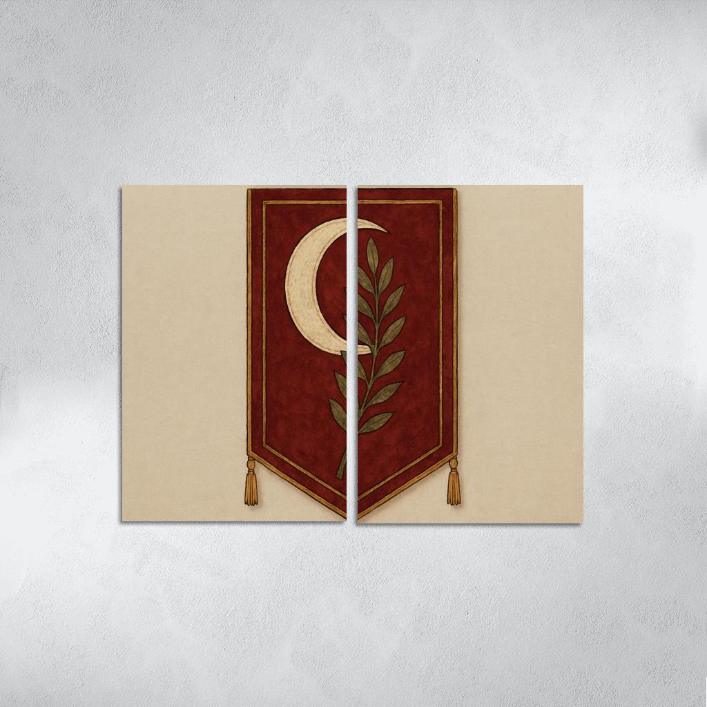 Crimson Crescent Standard art trends