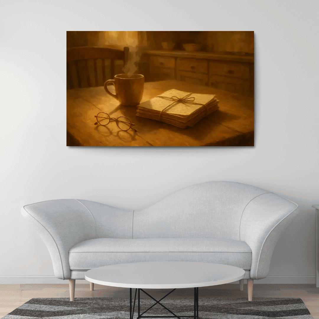 Kitchen Sunlight Letters oil paintings frame