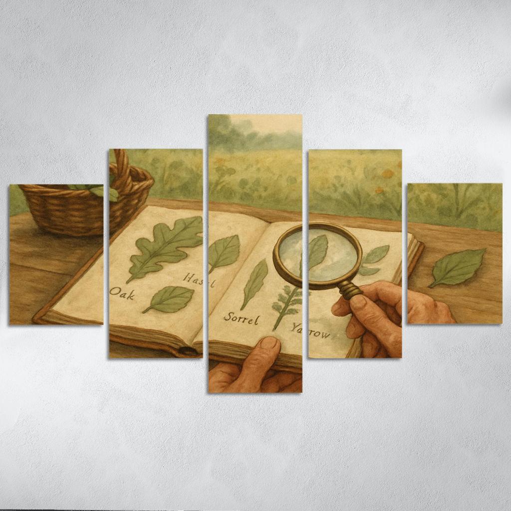 Wildcrafting And Foraging Journal wall decor