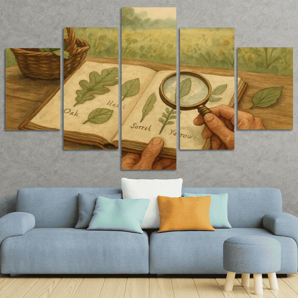 Wildcrafting And Foraging Journal wall decor