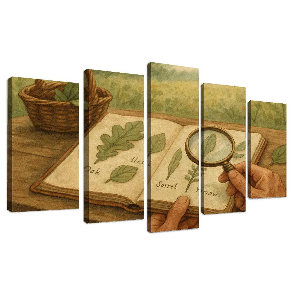 Wildcrafting And Foraging Journal wall decor