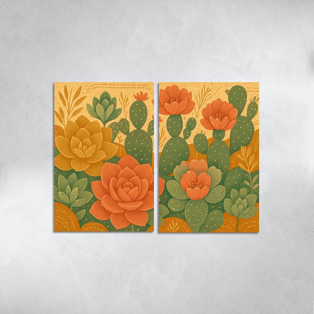 Desert Bloom Tapestry wall art