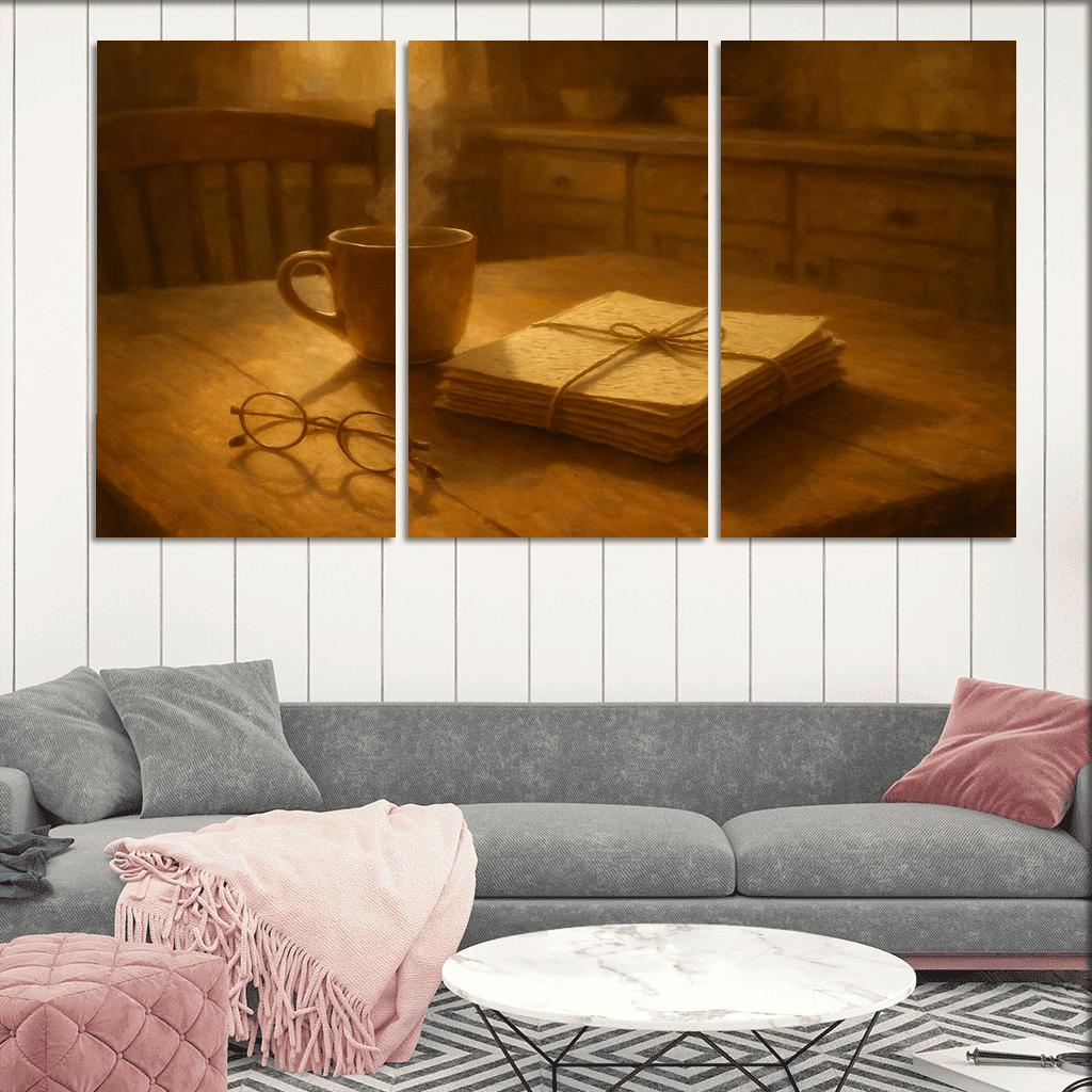 Kitchen Sunlight Letters oil paintings frame