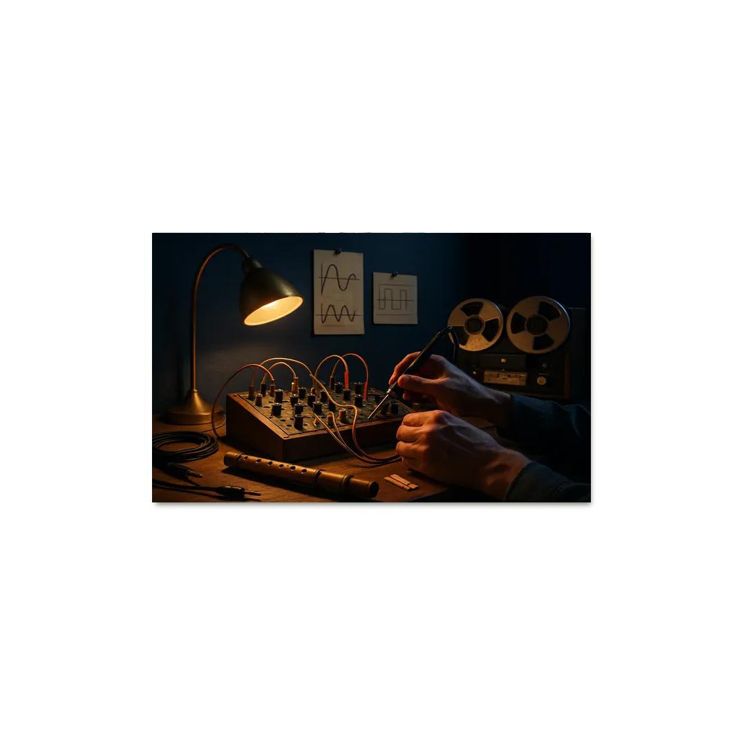 Analog Sound Sculpting premium artwork frames
