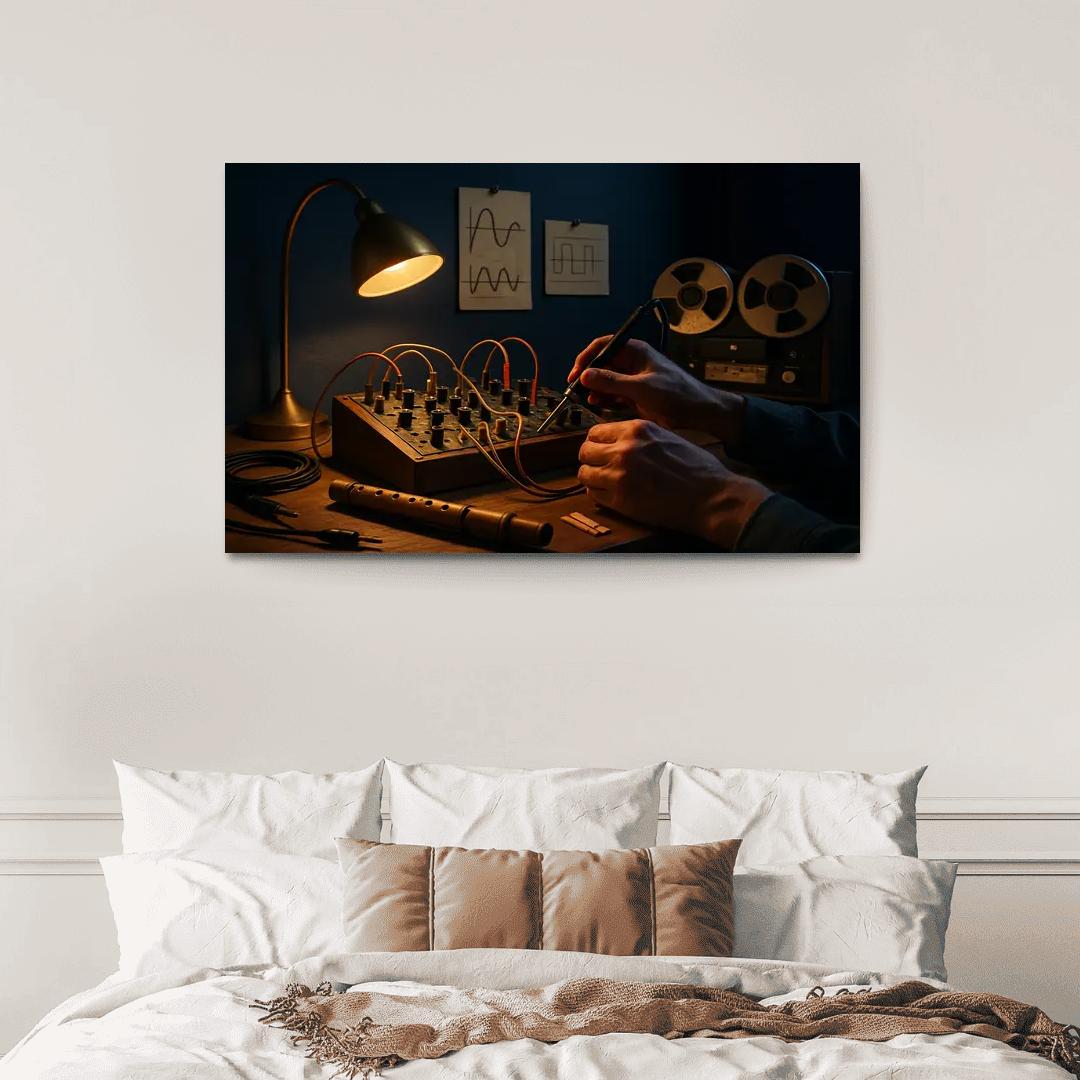 Analog Sound Sculpting premium artwork frames