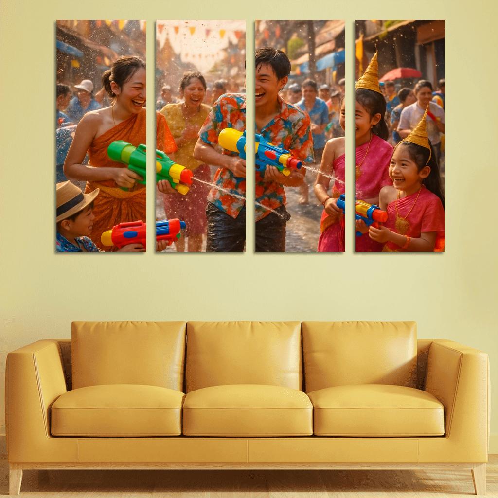Songkran Festival - Thailand one-piece frames