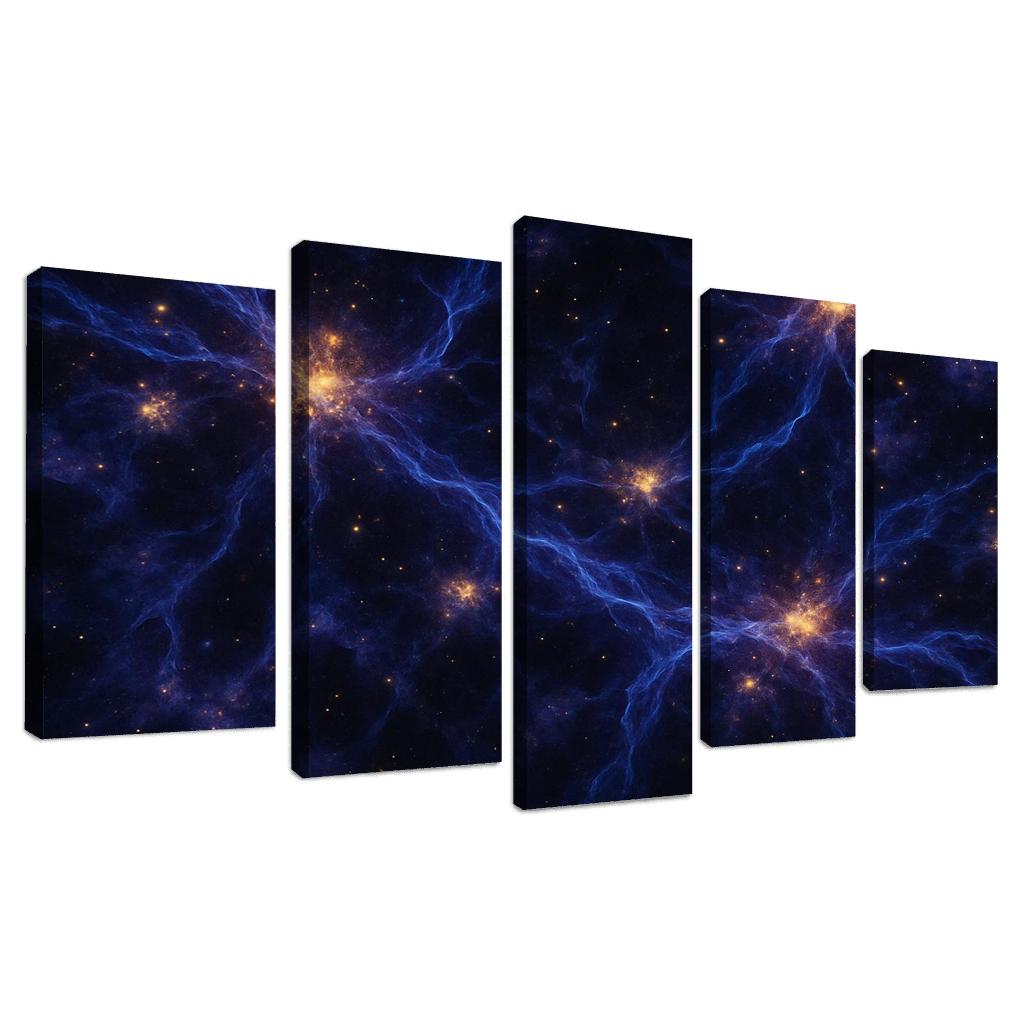 Cosmic Web Of Dark Matter canvas paintings frame
