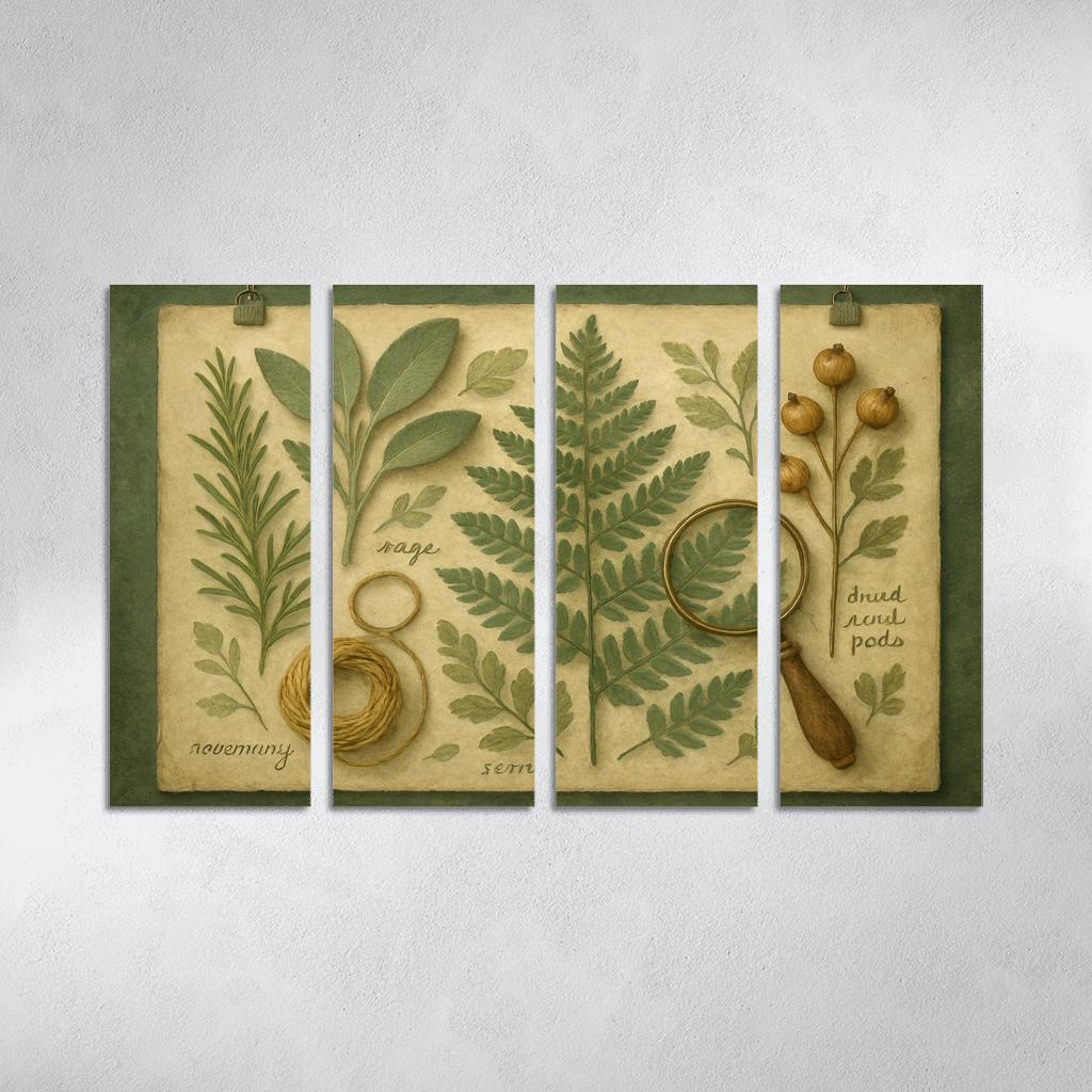 Verdant Herbarium Tapestry art trends