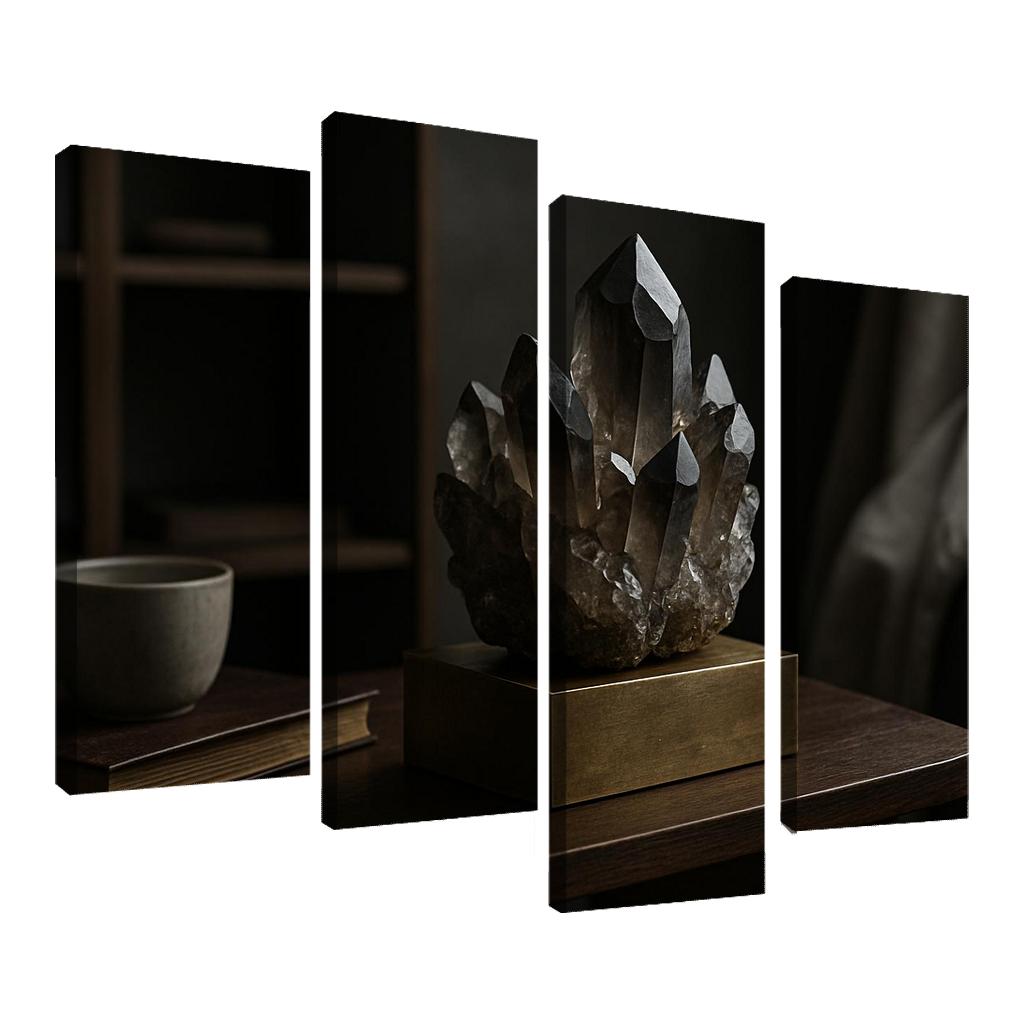 Smoky Quartz Cluster Table Sculpture art trends
