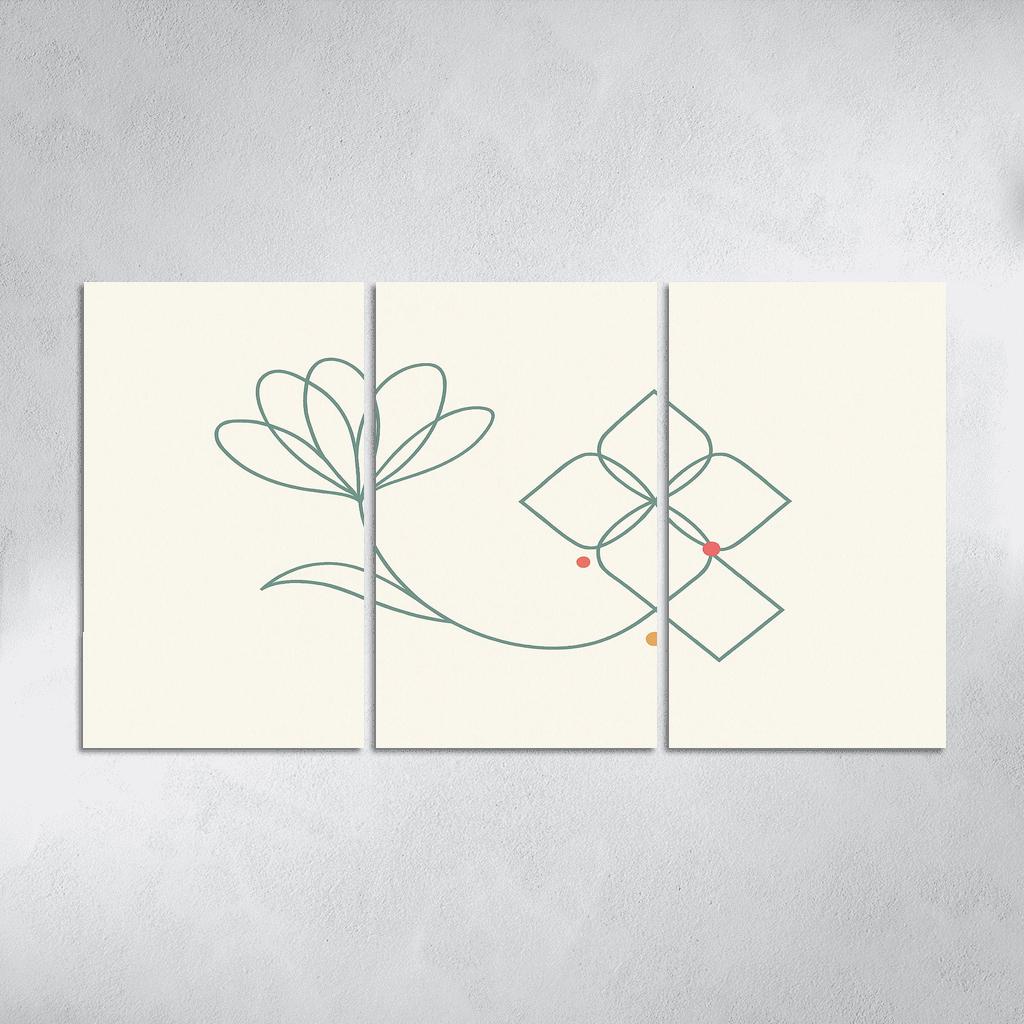 Breath Between Lines canvas paintings frame