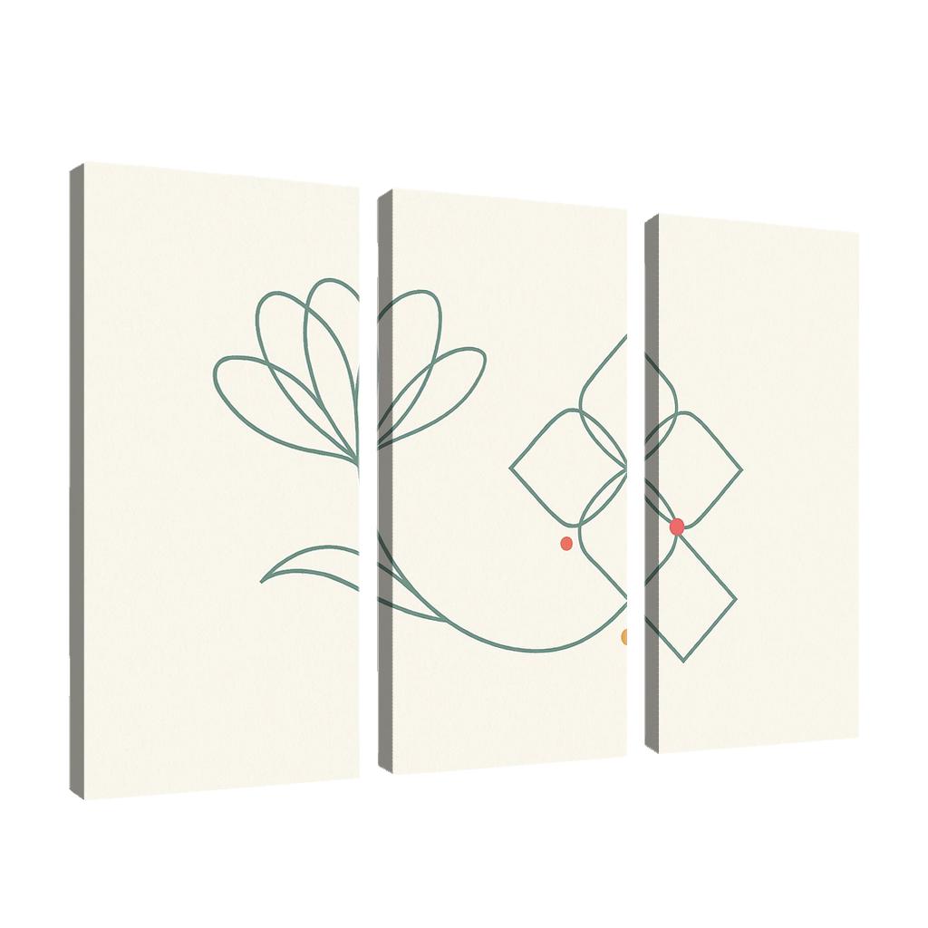 Breath Between Lines canvas paintings frame
