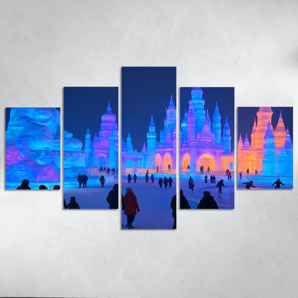 Harbin Ice Festival framed paintings