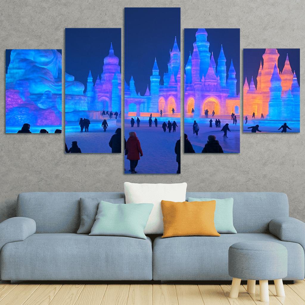 Harbin Ice Festival framed paintings