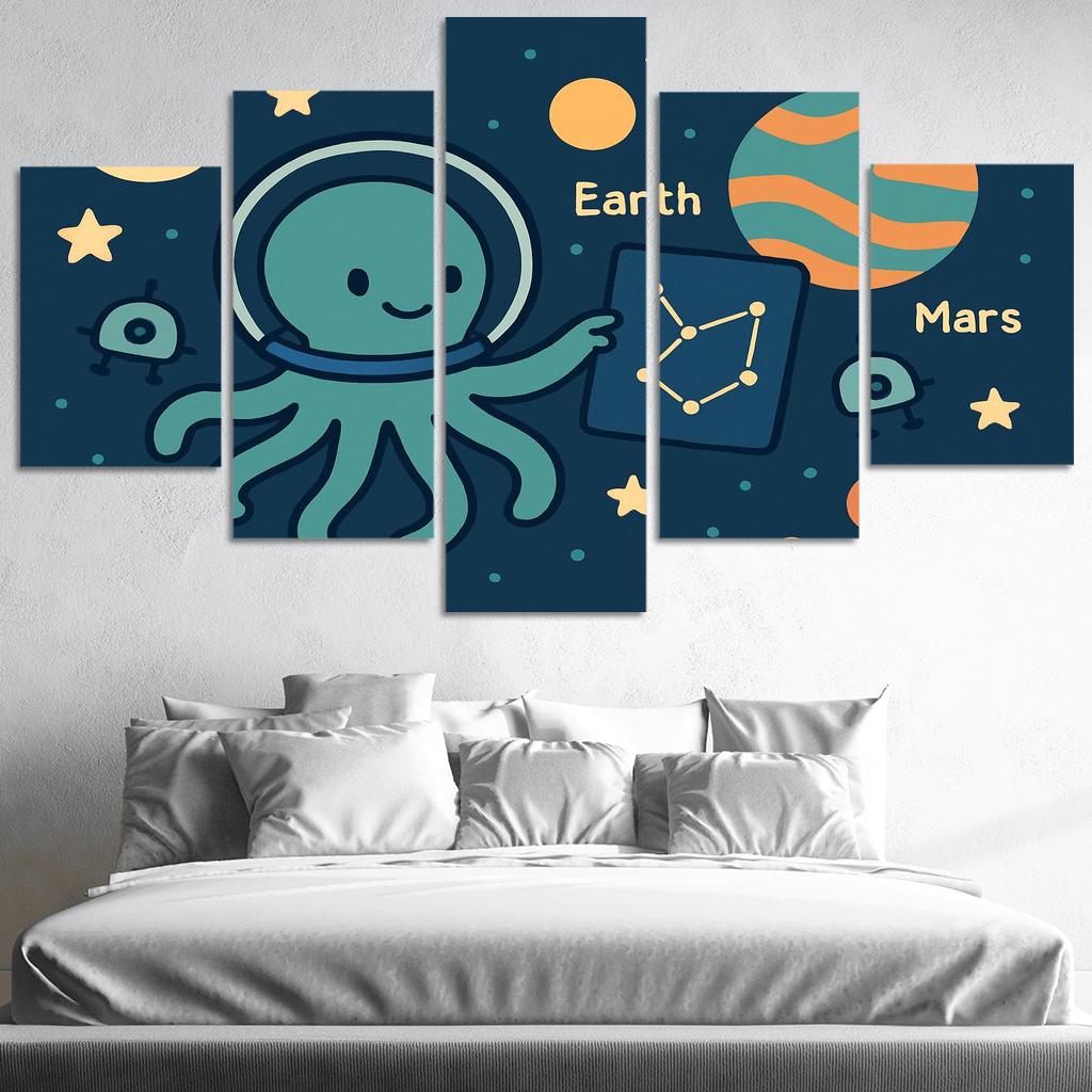 Space Explorer Octopus art trends