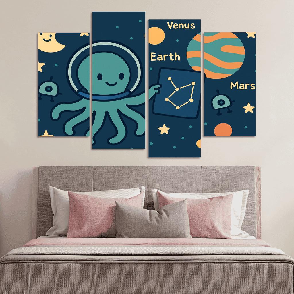 Space Explorer Octopus art trends