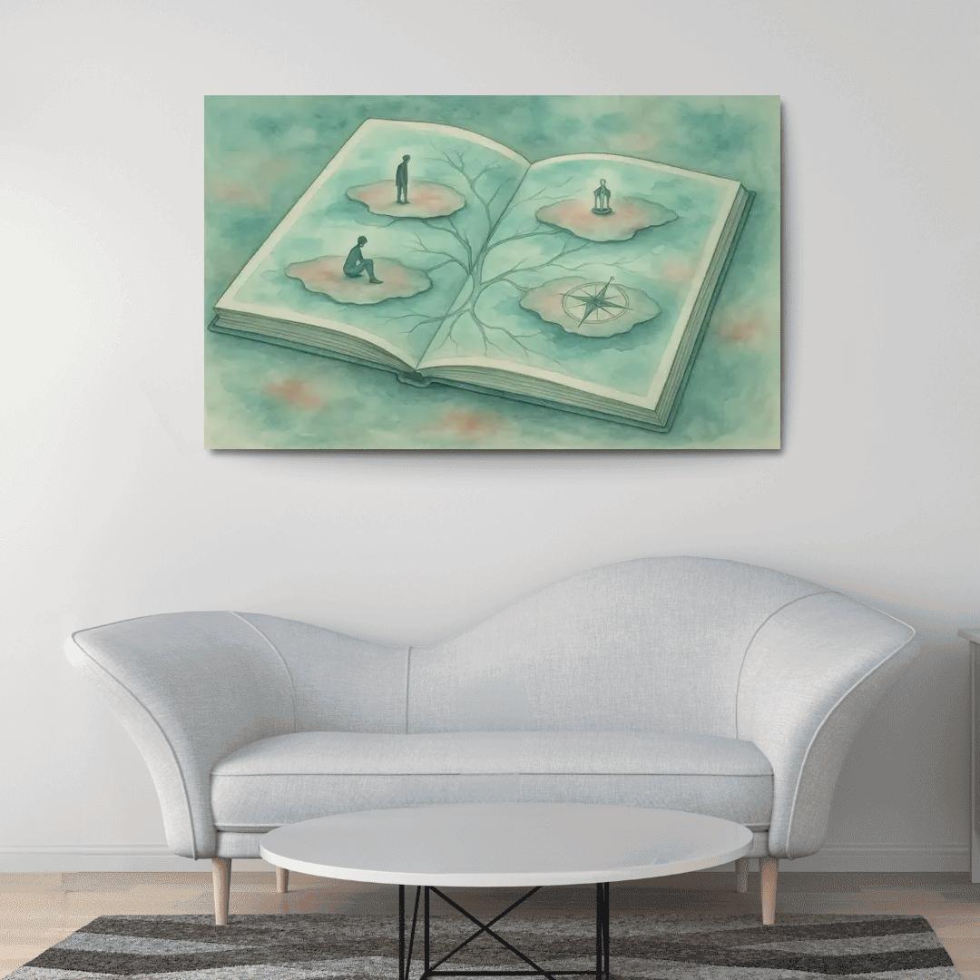 Lucid Cartography Of Emotions wall decor