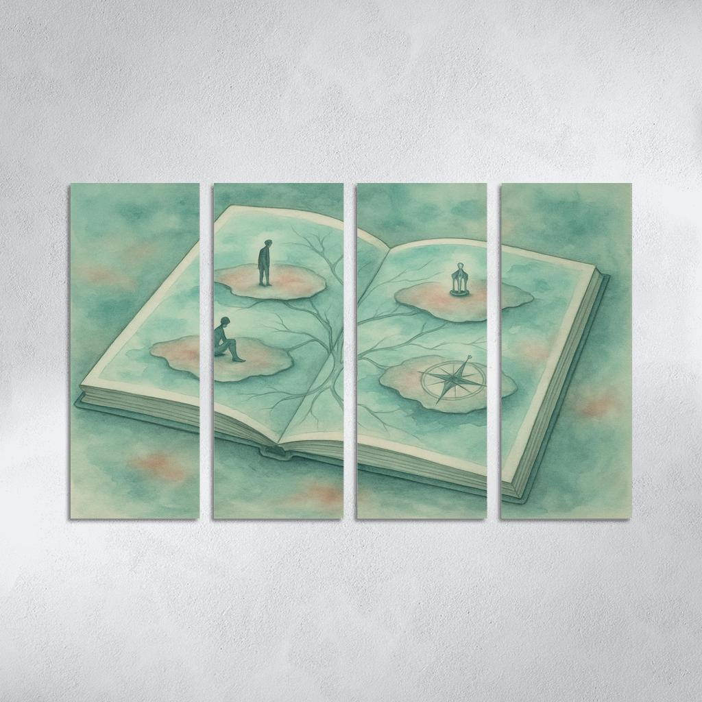 Lucid Cartography Of Emotions wall decor