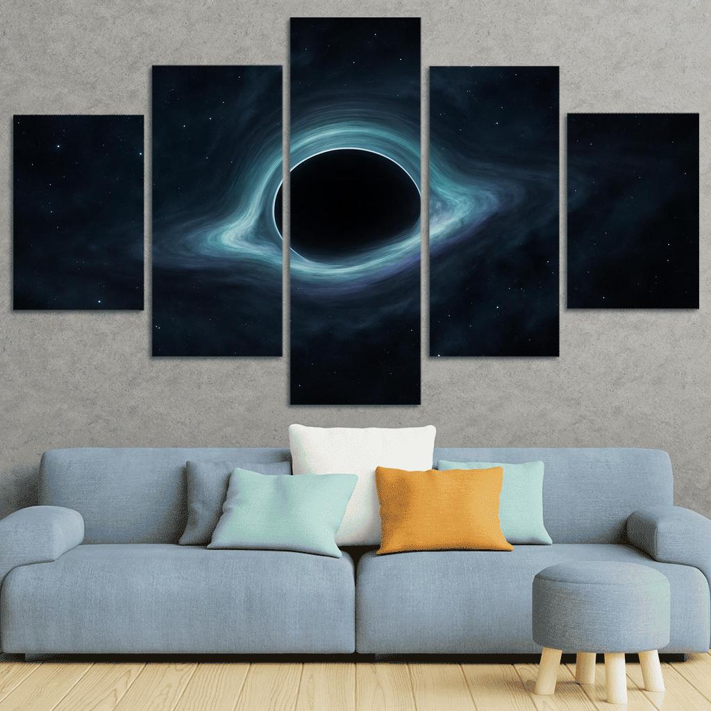 Whispering Shadows Of A Rogue Black Hole multi-panel paintings