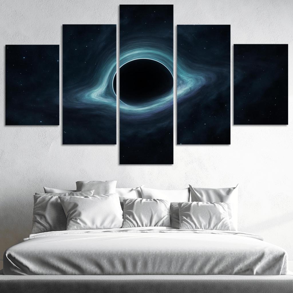 Whispering Shadows Of A Rogue Black Hole multi-panel paintings