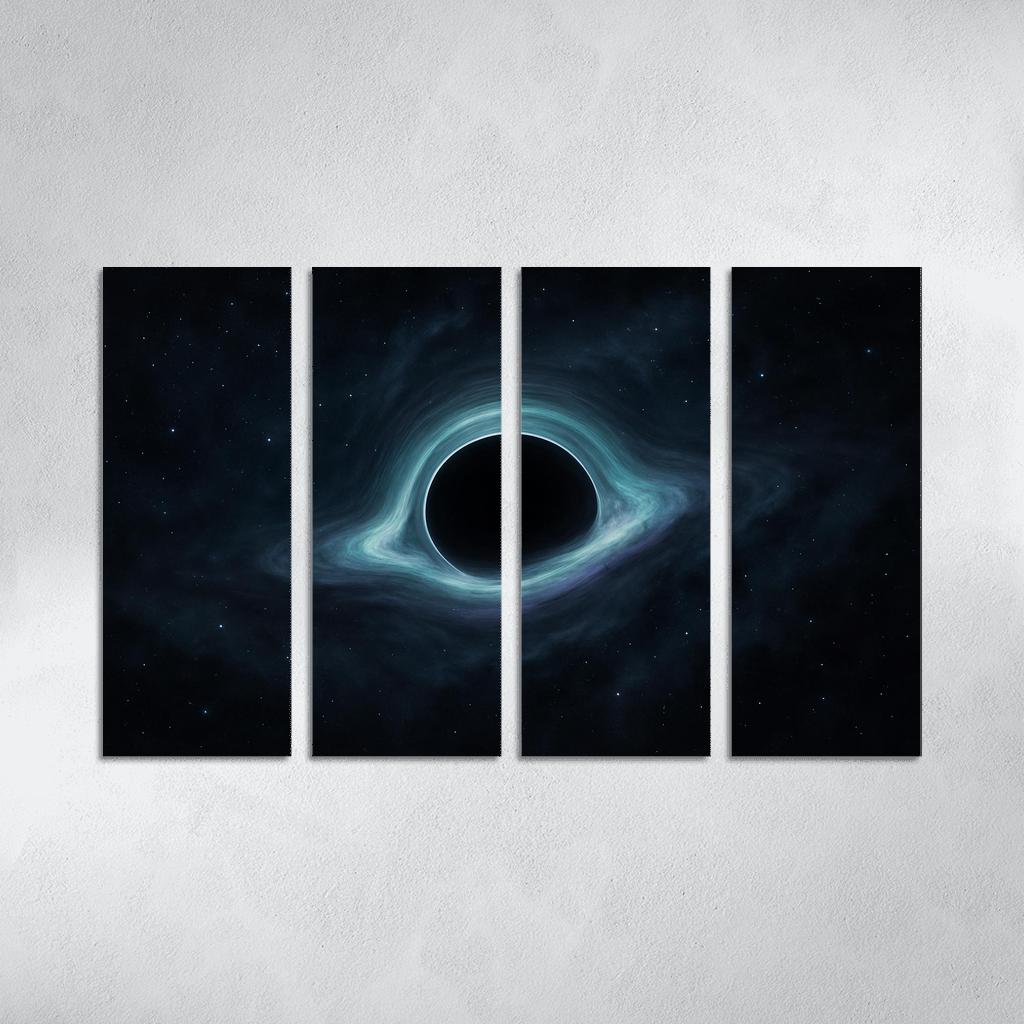 Whispering Shadows Of A Rogue Black Hole multi-panel paintings