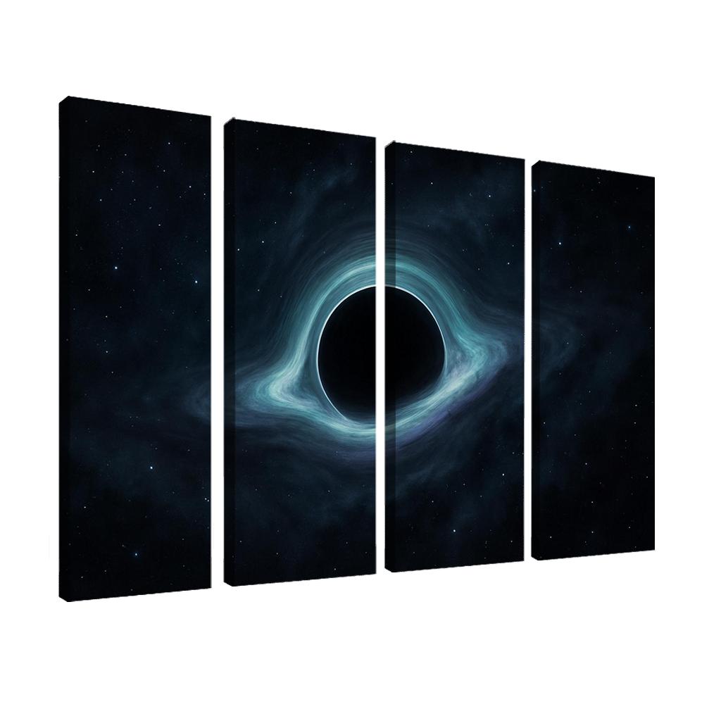 Whispering Shadows Of A Rogue Black Hole multi-panel paintings