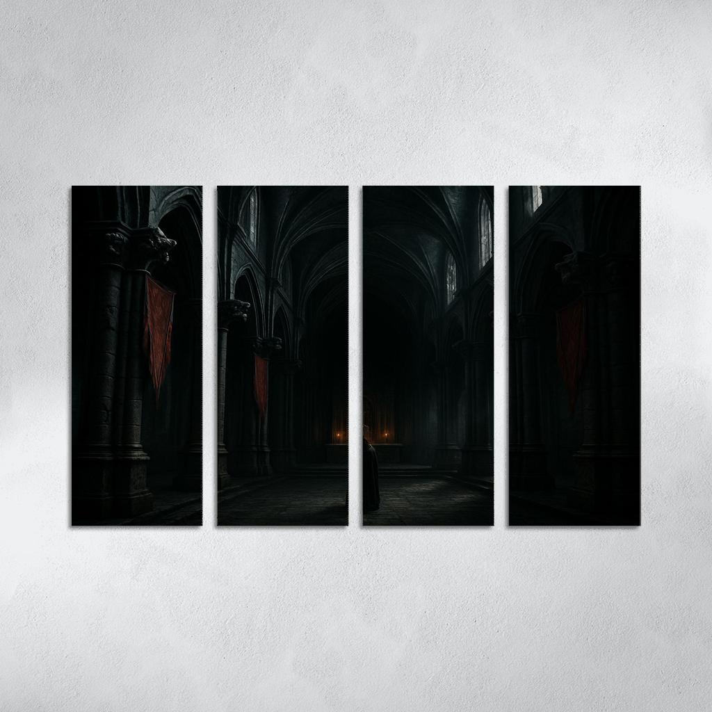 Cathedral Of Echoes abstract paintings frame