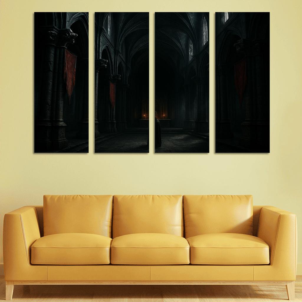 Cathedral Of Echoes abstract paintings frame