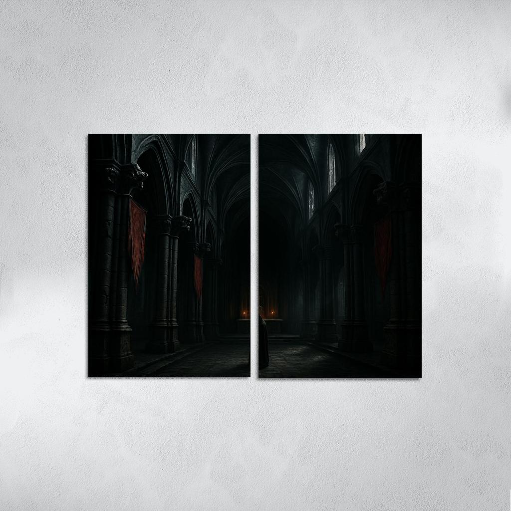 Cathedral Of Echoes abstract paintings frame