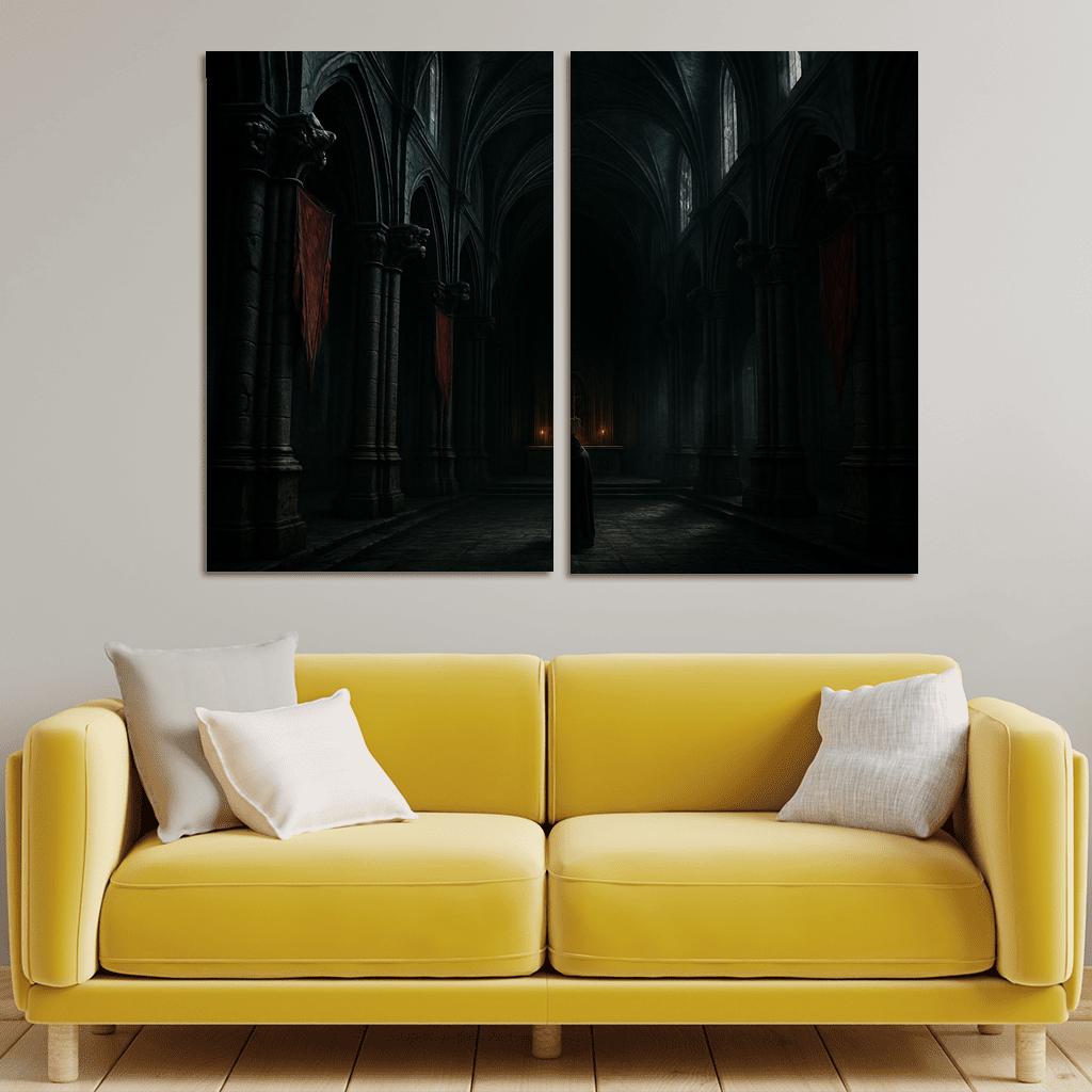 Cathedral Of Echoes abstract paintings frame