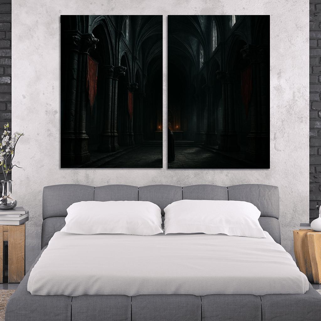 Cathedral Of Echoes abstract paintings frame