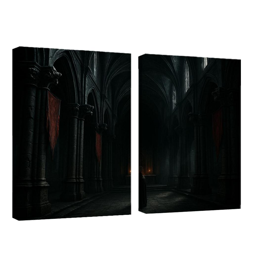 Cathedral Of Echoes abstract paintings frame