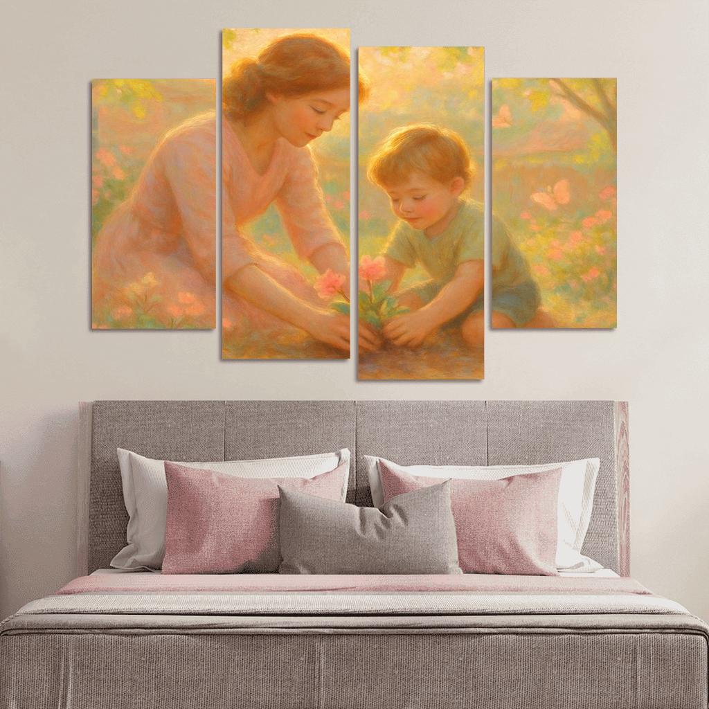 The Garden Of Gentle Hands canvas paintings frame