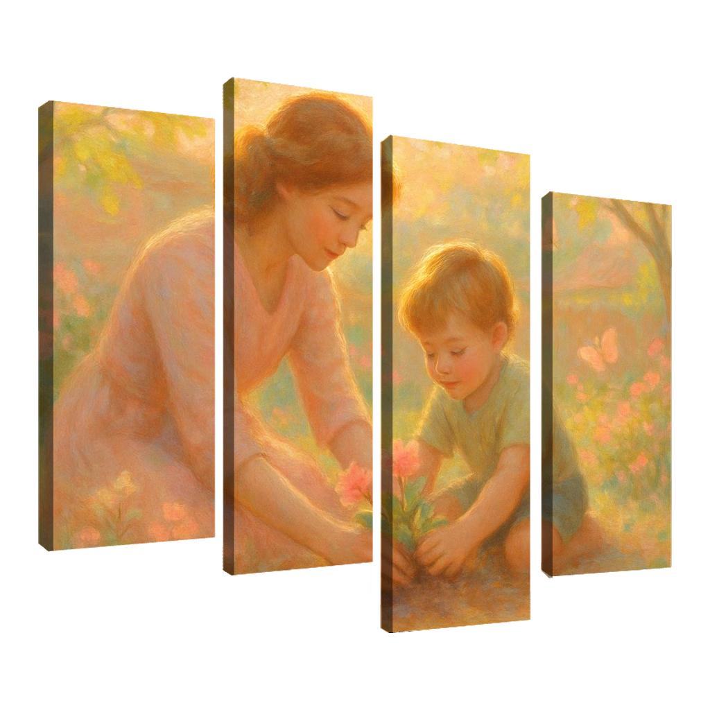 The Garden Of Gentle Hands canvas paintings frame