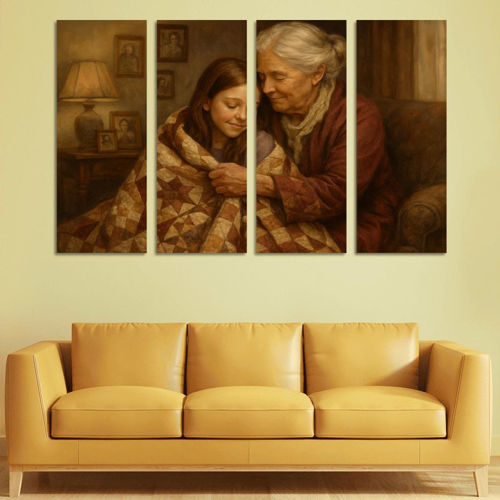 Whispers In The Timeless Quilt one-piece frames