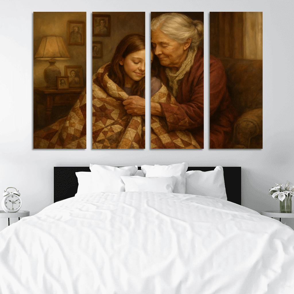 Whispers In The Timeless Quilt one-piece frames