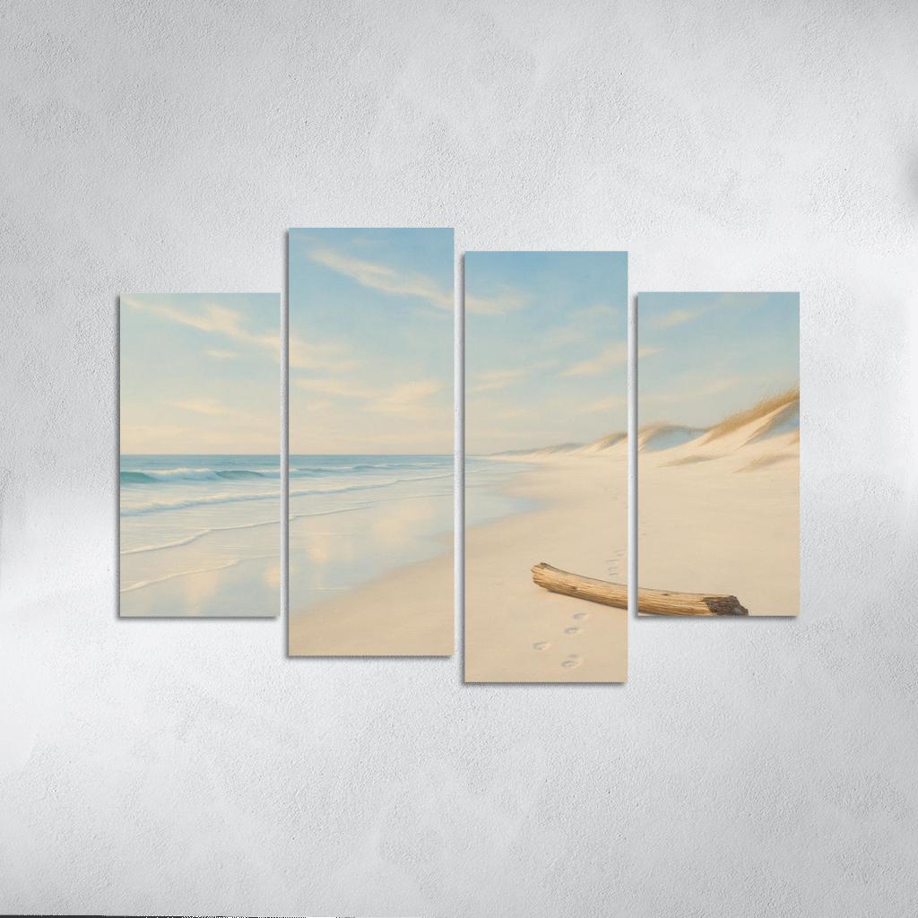 Silver Dune Mirage modern paintings frame