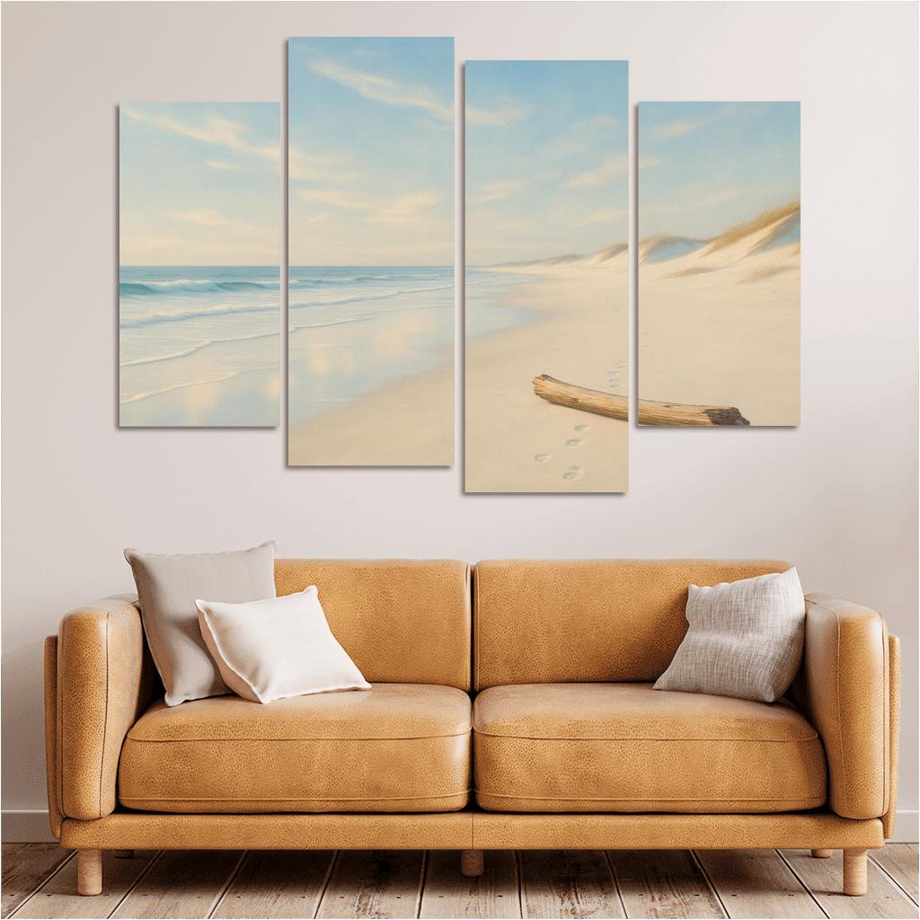 Silver Dune Mirage modern paintings frame
